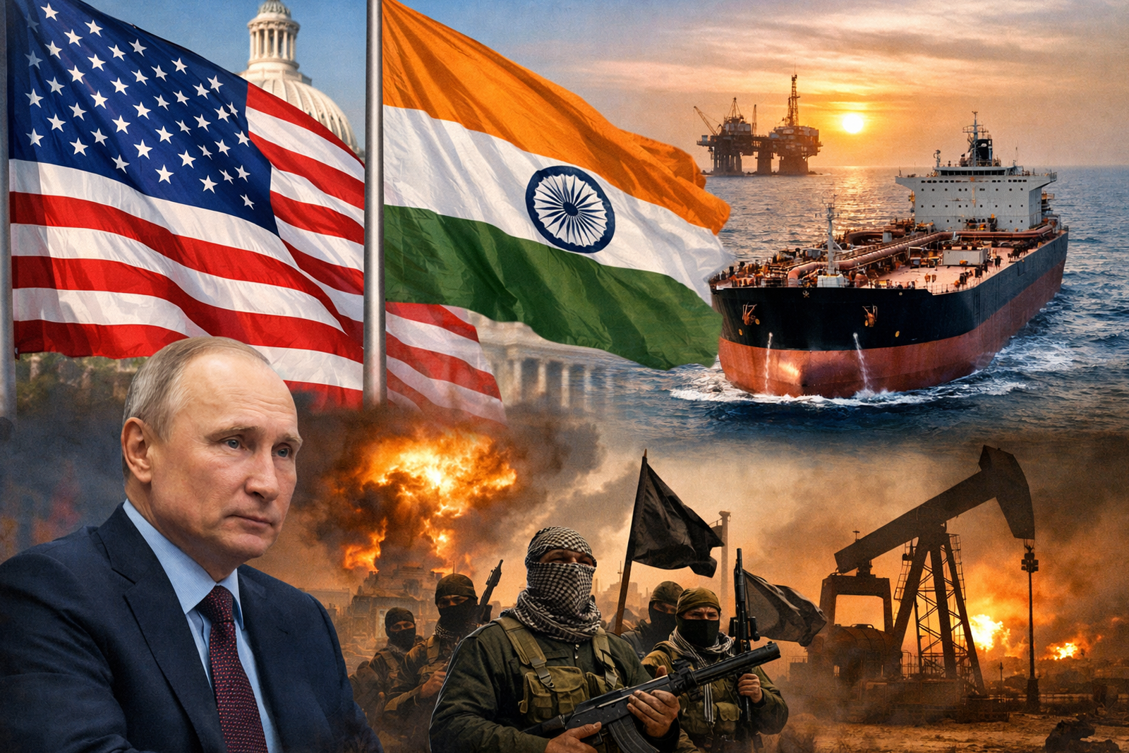 U.S. Grants 30-Day Waiver Allowing India to Buy Russian Oil Amid West Asia Supply Concerns